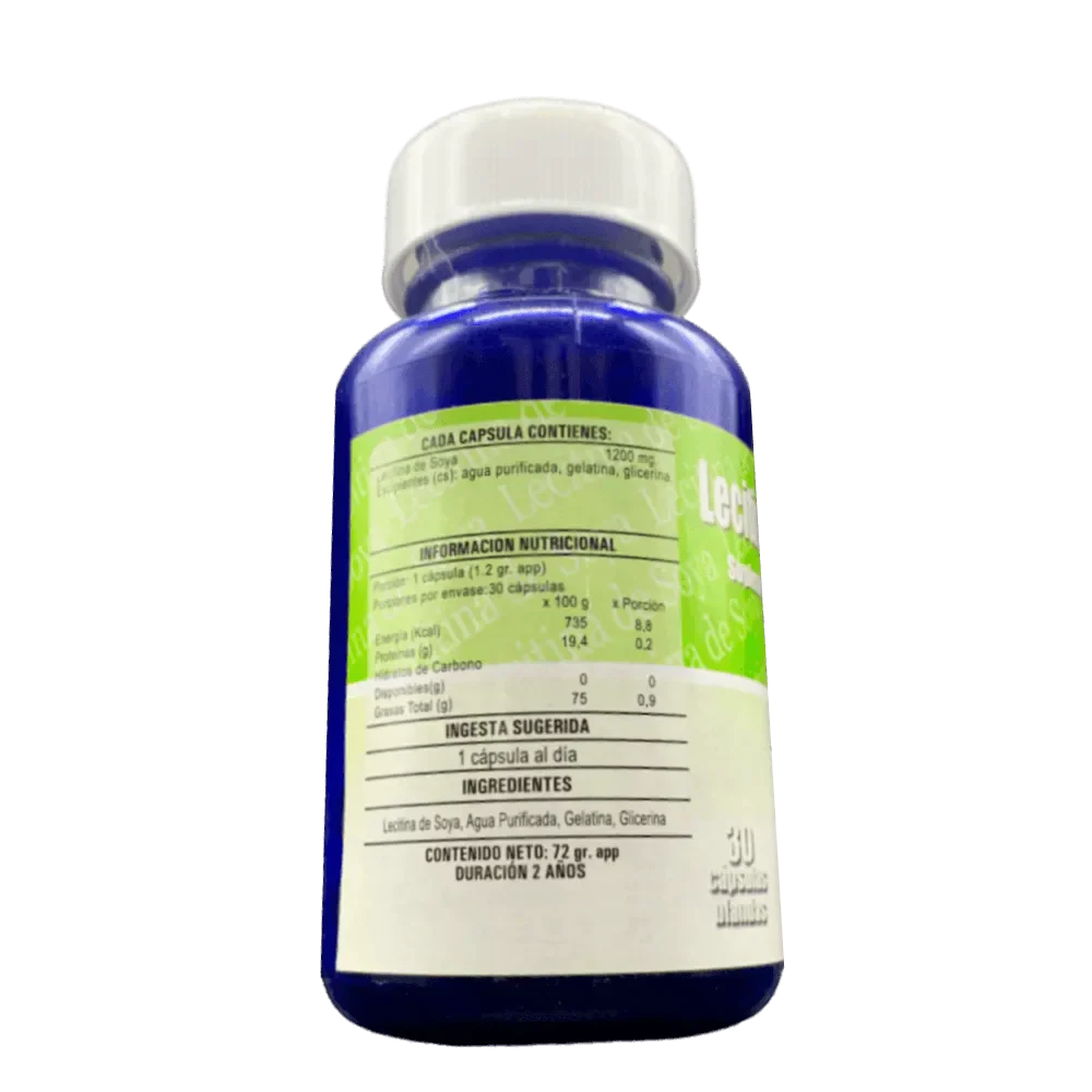Lecitina de Soya - 30 Cápsulas