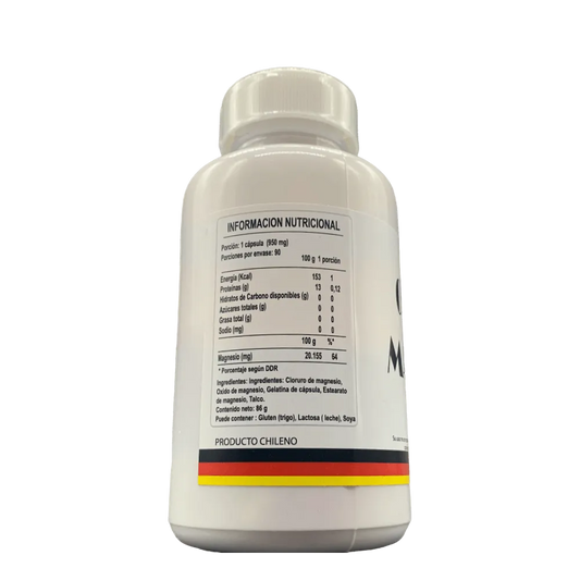 Cloruro de Magnesio - 90 Cápsulas