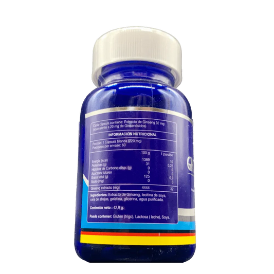 Ginseng Koreano - 60 Cápsulas