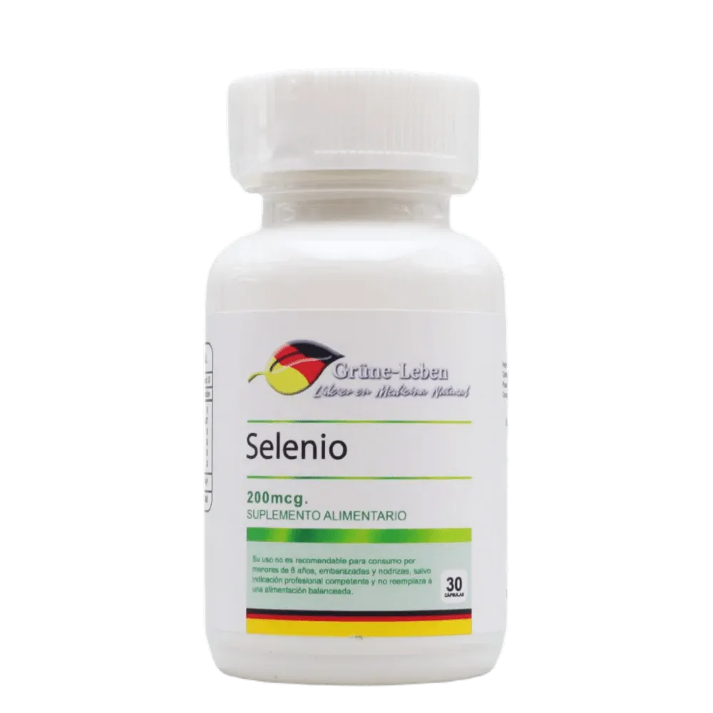 Selenio 200 mcg. - 30 Cápsulas