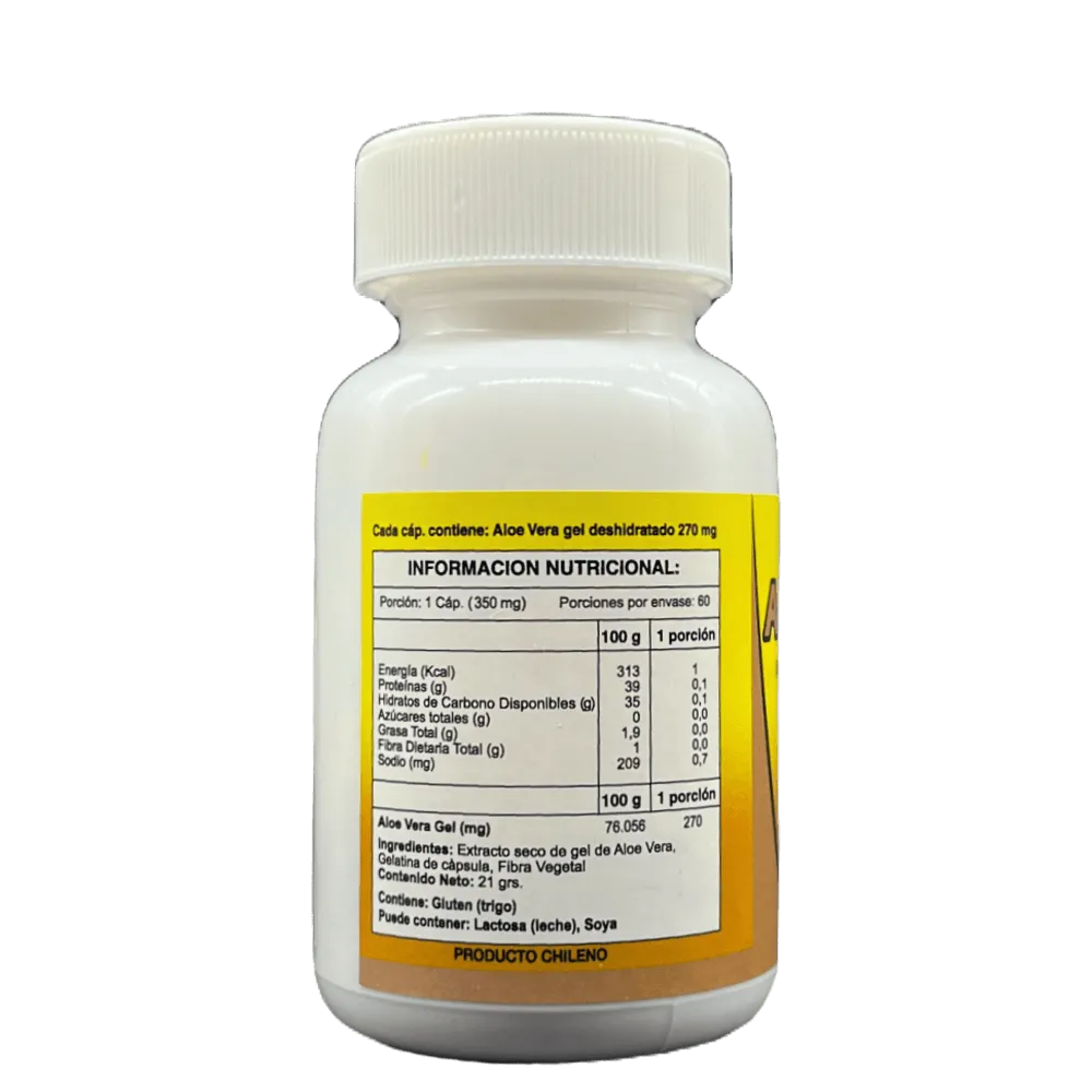 Aloe Vera - 60 Cápsulas