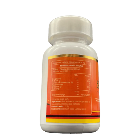 Betacaroteno - 30 Cápsulas