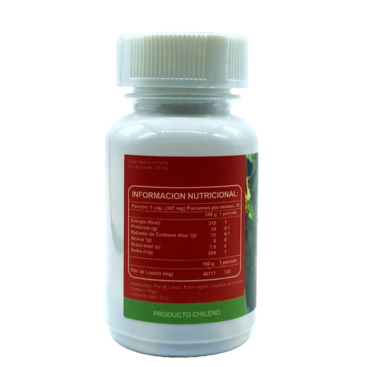 Flor de Lúpulo - 30 Cápsulas