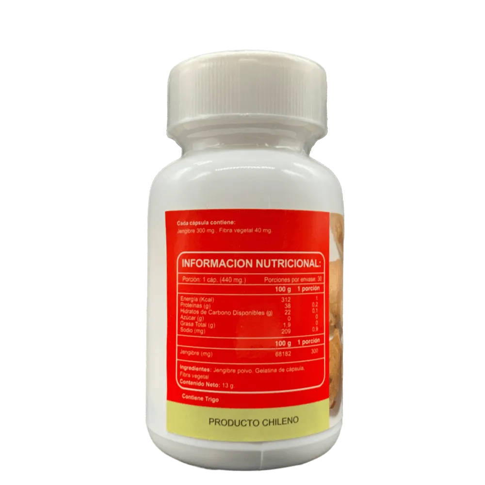 Jengibre - 30 Cápsulas