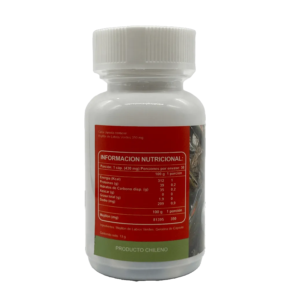 Mejillón de Labios Verdes - 30 Cápsulas