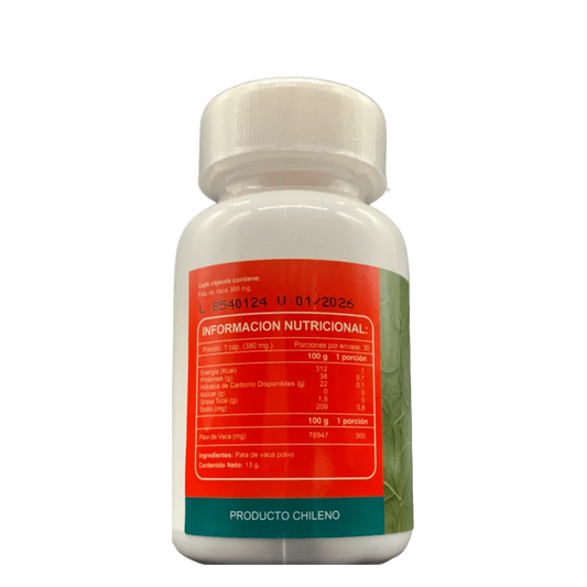 Pata de Vaca - 30 Cápsulas