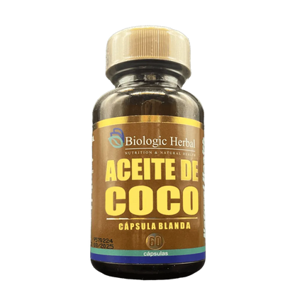 Aceite de Coco - 60 Cápsulas