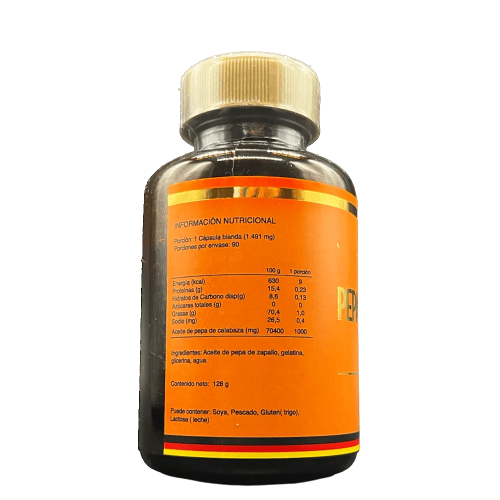 Aceite de Pepa de Calabaza - 90 Cápsulas