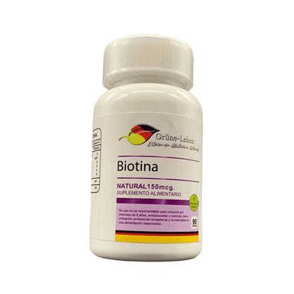 Biotina 150 mcg - 90 Cápsulas