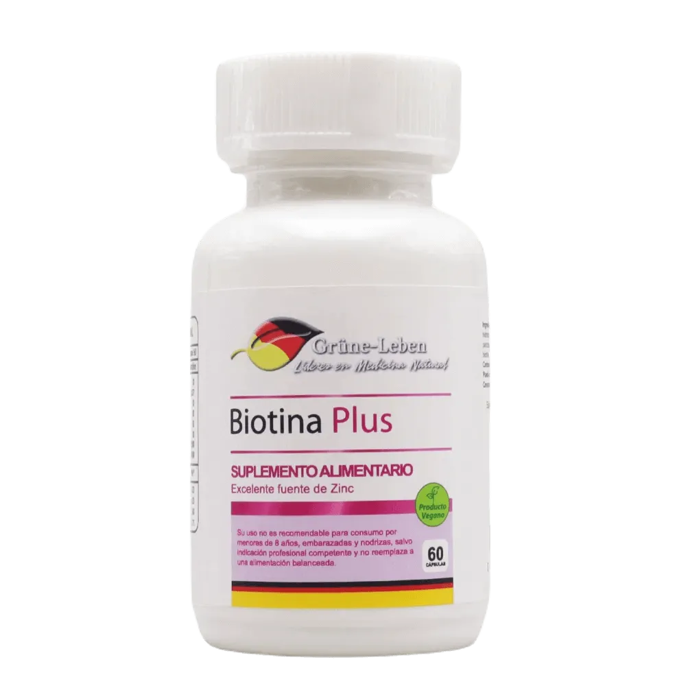 Biotina Plus Vegan - 60 Cápsulas