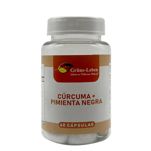 Cúrcuma + Pimienta Negra (Curcumina) - 60 Cápsulas