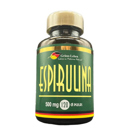 Espirulina 500 mg - 120 Cápsulas