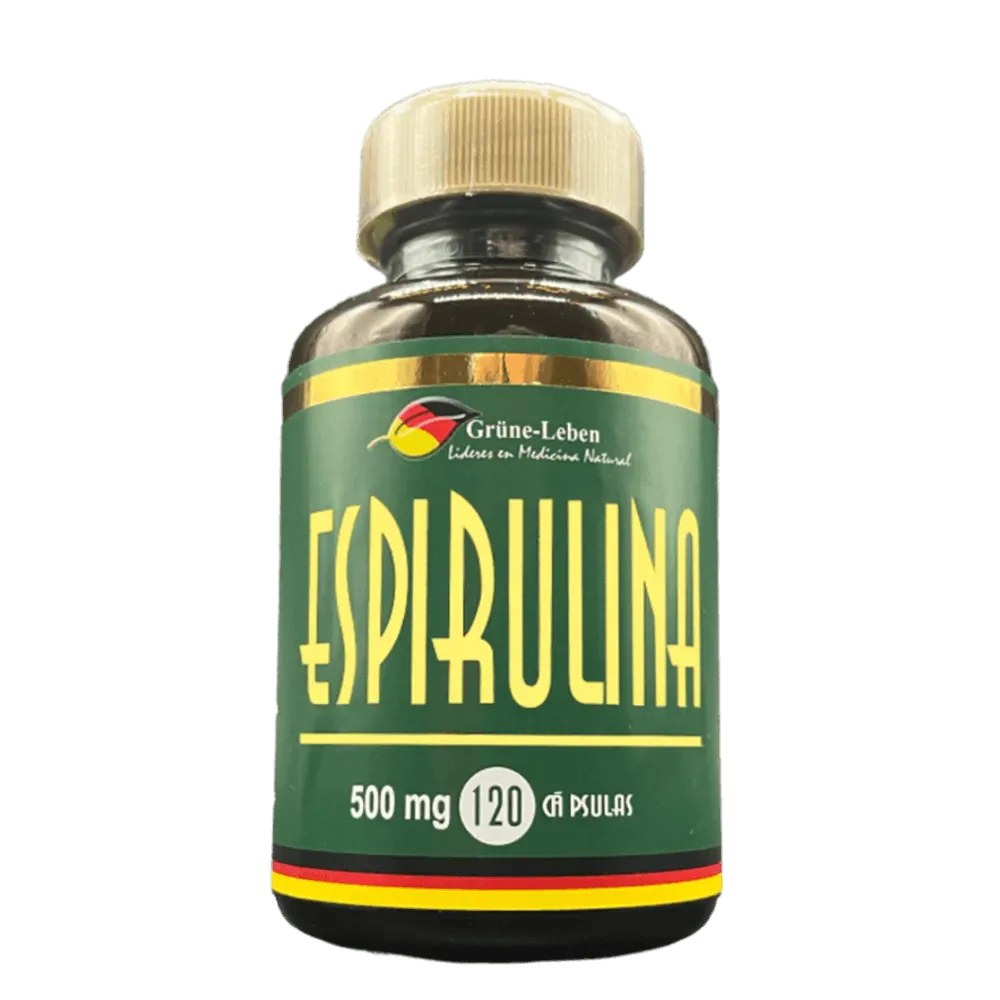 Espirulina 500 mg - 120 Cápsulas