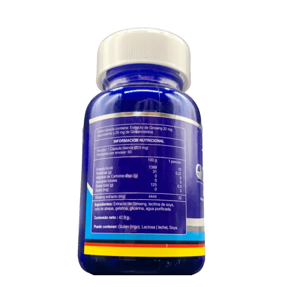 Ginseng Koreano - 60 Cápsulas