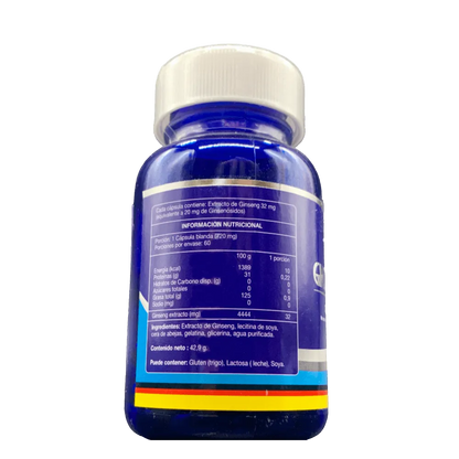 Ginseng Koreano - 60 Cápsulas