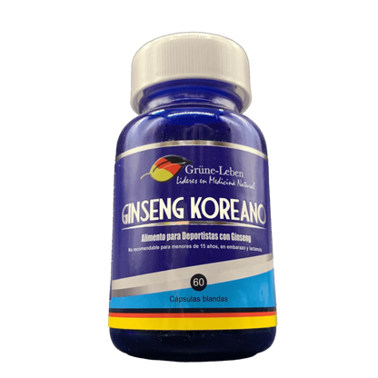 Ginseng Koreano - 60 Cápsulas