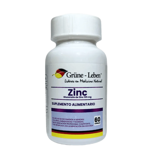Gluconato de Zinc - 60 Cápsulas