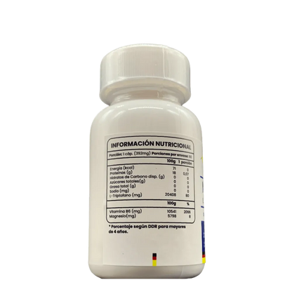 Magnesio + L-Triptófano + Vitamina B6 - 60 Cápsulas