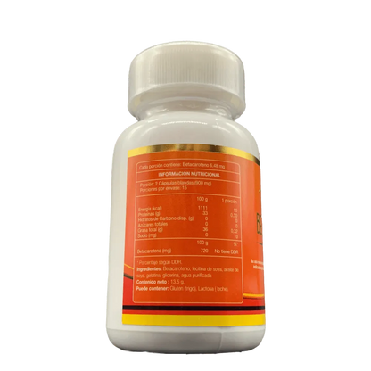 Betacaroteno - 30 Cápsulas