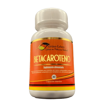 Betacaroteno - 30 Cápsulas