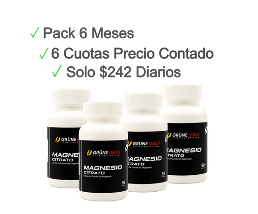 Magnesio Citrato - Pack 6 Meses