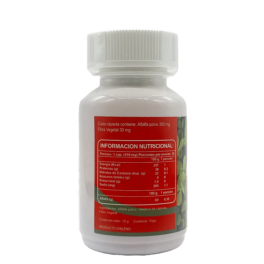 Alfalfa - 30 Cápsulas