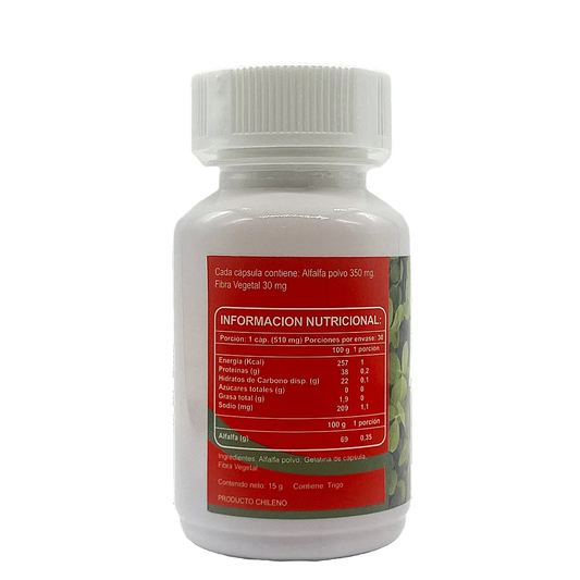 Alfalfa - 30 Cápsulas