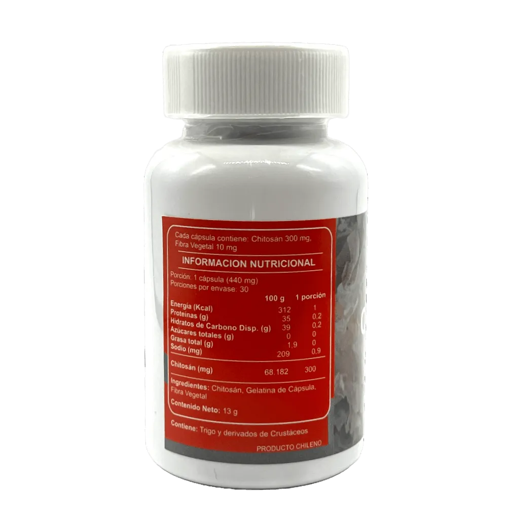 Chitosán - 30 Cápsulas