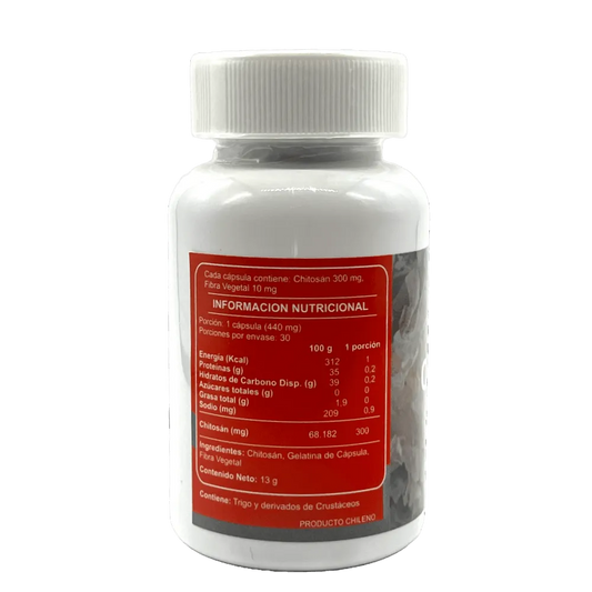 Chitosán - 30 Cápsulas
