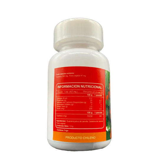 Guaraná - 30 Cápsulas