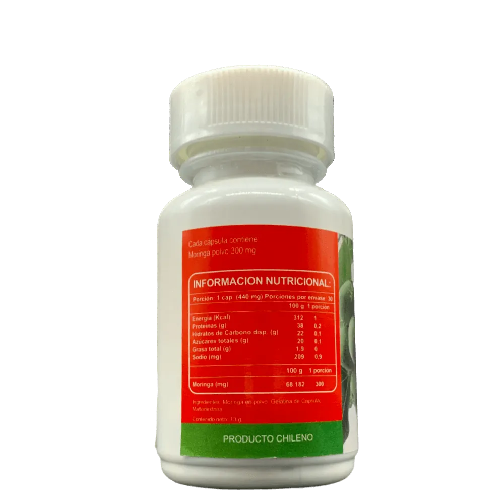 Moringa - 30 Cápsulas